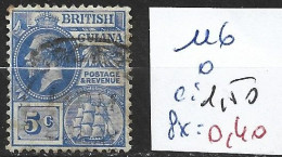 GUYANE 116 Oblitéré Côte 1.50 € - British Guiana (...-1966)