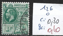 GUYANE 126 Oblitéré Côte 0.30 € - British Guiana (...-1966)