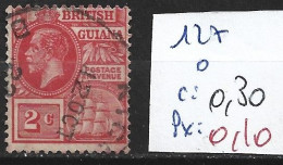 GUYANE 127 Oblitéré Côte 0.30 € - British Guiana (...-1966)