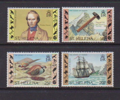 SAINT HELENA    1982    150th  Anniv  Of  Darwins  Voyage    Set  Of  4       MH - Saint Helena Island