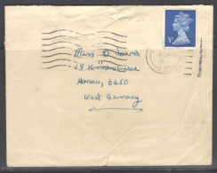 Great Britain - United Kingdom. Stamp Sc. 497 On Letter, Sent From  Aberdeen On 7.01.1973 To Germany. - Brieven En Documenten