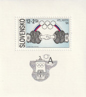 SLOVAQUIE - BLOC N°8 ** (1996) Jeux Olympiques à Atlanta - Blokken & Velletjes