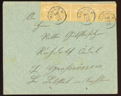 KISKÉR 1902. Levél 5*2f, Szép Egykörös Bélyegzéssel Ausztriába - Lettres & Documents