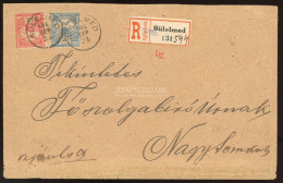 SÜLELMED 1906. Szép Ajánlott Levél, Egykörös Bélyegzéssel Nagysomkútra - Cartas & Documentos