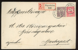 HEGYESHALOM 1908. Ajánlott Levél, Szép Egykörös Bélyegzéssel Budapestre - Lettres & Documents