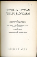 BETHLEN ISTVÁN Angliai Előadásai Bp.1933. 120p, Szép állaptban, Ritka Könyv, Kemény Tartalommal. - Alte Bücher