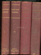 SZILÁGYI DEZSŐ: I-IV. Kötet (teljes) , Bp. 1906-1913. Athenaeum. 1 T. XX, 428 P.; XV, 480 P.; XII, 490 P.; XII, 386 P. J - Old Books