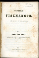 SÁRVÁRY BÉLA: Történelmi Viszhangok. Élet, Jellem és Korrajzokban. Pest, 1857 350p + 3t - Alte Bücher