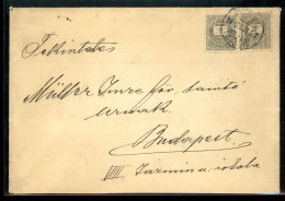 BUDAPEST 1899. Helyi Levél 2*1Kr-ral - Cartas & Documentos