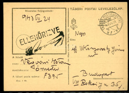 II. VH. Tábori Levlap 1943. (Visnyovszki) - Lettres & Documents