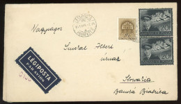 BUDAPEST 1943. Cenzúrázott Légi Levél Szlovákiába Küldve - Covers & Documents