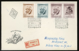 1955. Bartók, Ajánlott FDC ( V) - Lettres & Documents