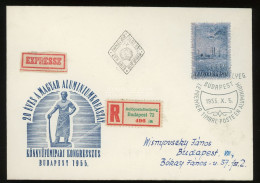 1955. Szép Aluminíum FDC  ( Gáboré Volt) - Covers & Documents