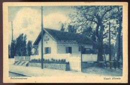 BALATONSZÁRSZÓ 1928. Vasútállomás, Régi Képeslap - Ungarn