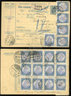 I. Infláció 1923. Csomagszállító Koronás Madonna 17*200K Bérmentesítéssel Kisvárdára - Briefe U. Dokumente