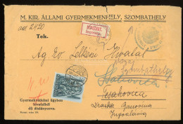 SZOMBATHELY 1938. Érdekes Levél, Jugoszláviából Visszaküldve - Lettres & Documents