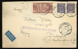 LENGYELORSZÁG 1933. Dekoratív Légi Levél Budapestre - Lettres & Documents