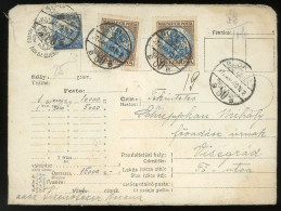 I. INFLÁCIÓ Budapest 1922. Értéklevél Visegrádra Küldve - Lettres & Documents