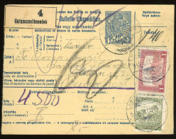 GARAMSZENTBENEDEK 1918.10.15. Csomagszállító Budapestre - Cartas & Documentos