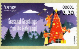 Israel - 2023 - Christmas - Mint Self-adhesive ATM Stamp - Vignettes D'affranchissement (Frama)