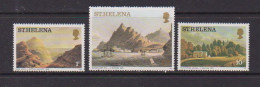 SAINT HELENA    1976    Aquatints  Of  St  Helena    With  Imprint  Date  1982    Set  Of  3       MH - Saint Helena Island