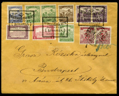 I. INFLÁCIÓ BUDAPEST 1922. Helyi Kiállítási Levél, Szabályosan, 2*2 1/2 K Portózással. Ritka! - Covers & Documents