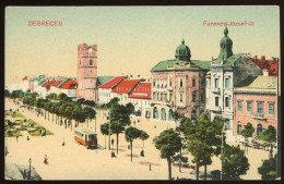 DEBRECEN 1925. Régi Képeslap Hatbélyeges Inflációs Bérmentesítéssel - Covers & Documents