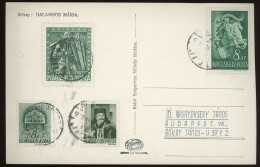 1943. Galambos Mária Képeslap, Négy Féle 8f-es (Visnyovszi) - Covers & Documents