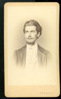 PEST 1870. Ca. Borsos : Férfi, Visit Fotó - Alte (vor 1900)