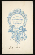 SOPRON 1868. Rupprecht Mihály : Gyerek, Visit Fotó, Ritka, Sosem Látott Verso - Old (before 1900)