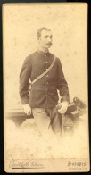 BUDAPEST 1899. Goszleth : Katona, Cabinet Fotó - Guerre, Militaire