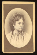ARAD 1875. Ca. Auerbach Miksa : Geyer Ida, Visit Fotó - Old (before 1900)