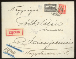 BUDAPEST  Expressz Levél 50+16f Székesfehérvárra - Lettres & Documents