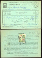 BUDAPEST 1930. Díjjegyes Vámárunyilatkozat Belgiumba Küldve, Belga Vasúti Bélyeggel! - Lettres & Documents