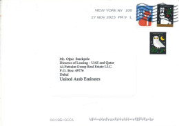 UNITED STATES  - 2023, STMPS COVER TO DUBAI. - Lettres & Documents