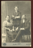 ARAD 1910. Ca. Rutkai : Család, Cabinet Fotó - Alte (vor 1900)
