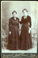 ZILAH 1890-1900. Petrovich : Hölgyek, Cabinet Fotó, - Anciennes (Av. 1900)