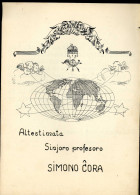 BUDAPEST 1938. Érdekes Eszperantó Dokumentum,Csóra Simon Eszperantista Részére, Sok Aláírással! - Sonstige & Ohne Zuordnung