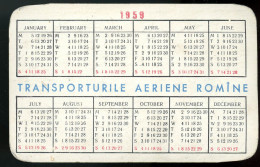 ROMÁNIA 1959. Kártyanaptár - Sonstige & Ohne Zuordnung