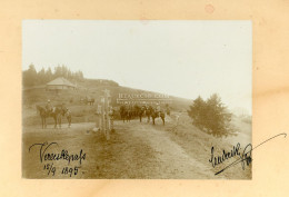 1895. Huszárok A Vereckei Hágónál, érdekes, Ritka Fotó, Képméret : 19*14 Cm - Anciennes (Av. 1900)