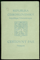 CSEHSZLOVÁKIA 1938. Útlevél, Magyar Nő Részére - Sonstige & Ohne Zuordnung