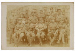 I. VH. SOROKSÁR 1918. 29. Gyalogezred, II. Z.alj. Tisztikar, Fotós Képeslap - War, Military