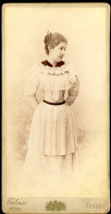 SZEGED 1890. Ca. Kalmár : Mihálkovich Hildegard Cabinet Fotó - Ancianas (antes De 1900)
