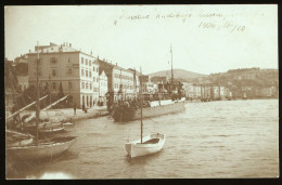 K-u.K. Haditengerészet, Lussinpiccolo, A Huszár Hadihajó A Kikötőben , Ritka Fotós Képeslap 1906. - Hongrie