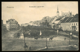 POZSONY 1915. Ca. Kossuth Tér, Régi Képeslap - Hongrie