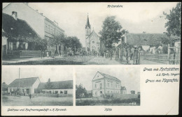MAGASFALU / NAGYMAGASFALU/ Vysoká Pri Morave 1913.  , Régi Képeslap - Hungría