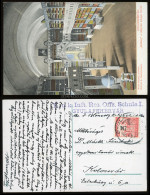 GYULAFEHÉRVÁR 1917. Batthyány Könyvtár Belseje A Várban, Régi Képeslap , I. VH-s Bélyegzéssel - Ungarn