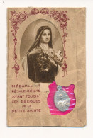 Image Pieuse Ancienne Relique De Sainte Thérèse De L'Enfant Jésus Lisieux - Devotieprenten