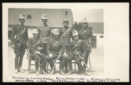 I. VH.1914. DEBRECEN . 2.honvéd Huszárezred 1. Század Tisztjei, Fotó Képeslap Nevekkel! - War, Military