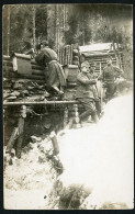 I. VH Galícia, Katonák, Fedezék, érdekes Fotós Képeslap - Weltkrieg 1914-18